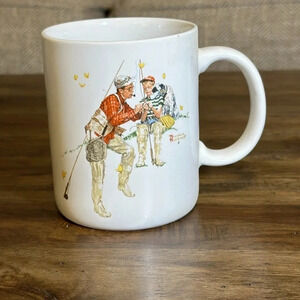 VTG Artist Norman Rockwell Trout Dinner Museum Collections Coffee/Tea Cup/Mug